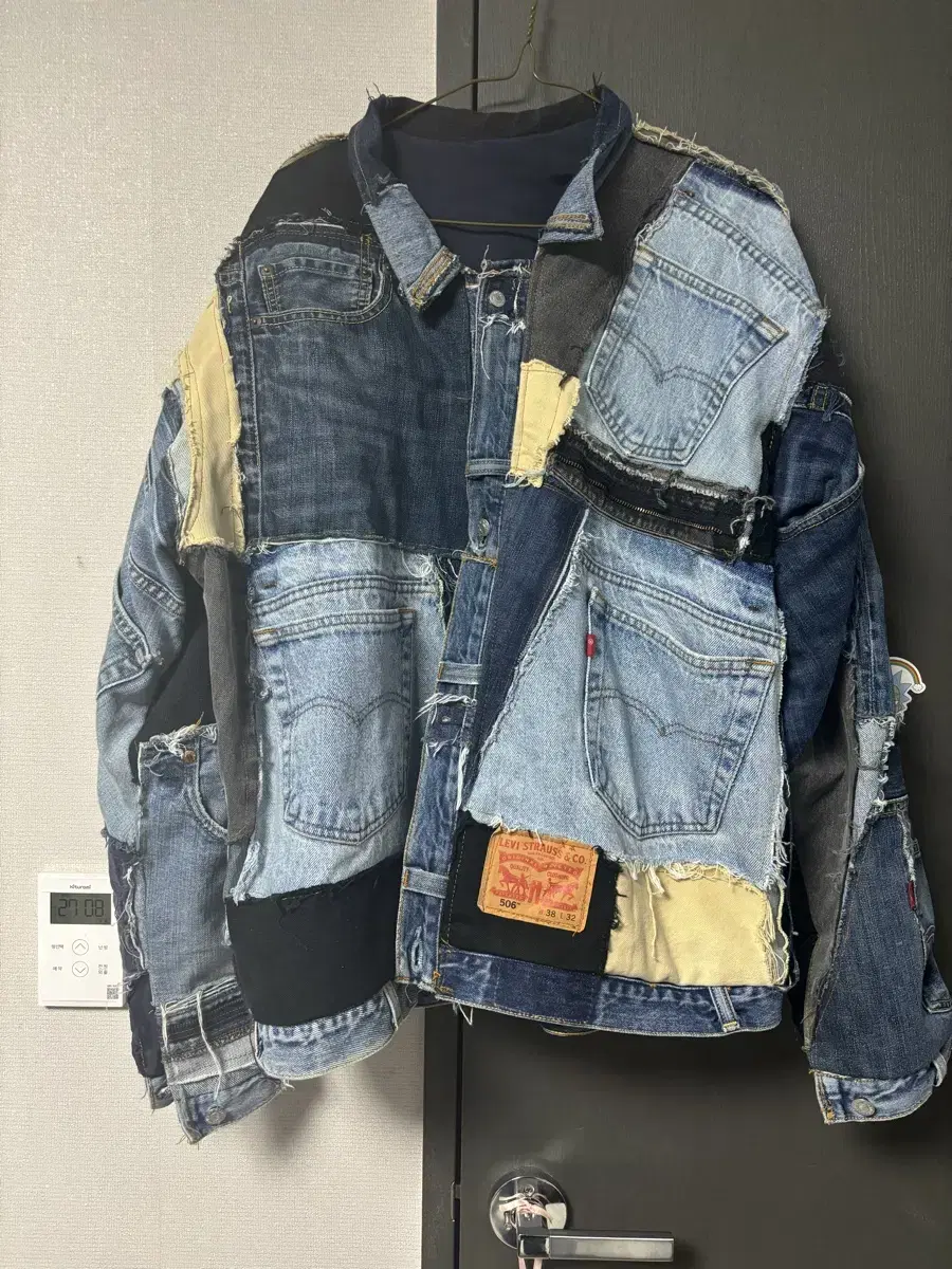 LEVI'S 리메이크 빈티지 데님 패치워크 자켓